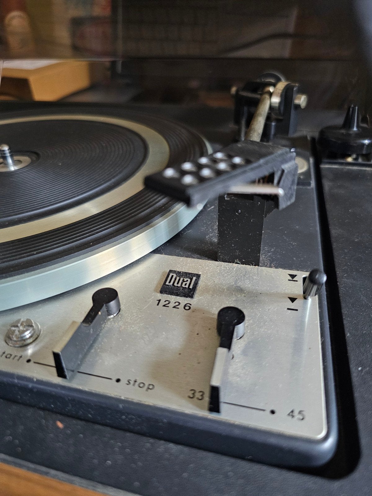 Dual 1226 Platenspeler - Opknapper zonder element, Audio, Tv en Foto, Platenspelers, Ophalen, Niet werkend, Platenspeler, Dual