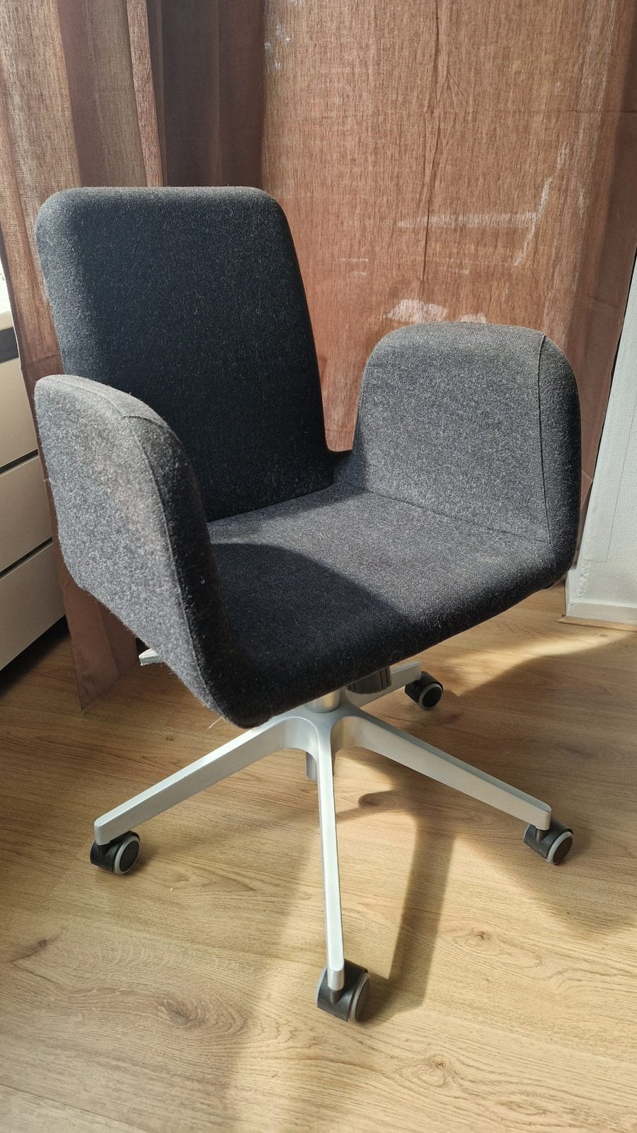 IKEA Patrik bureaustoel, Ophalen, Zo goed als nieuw, Grijs