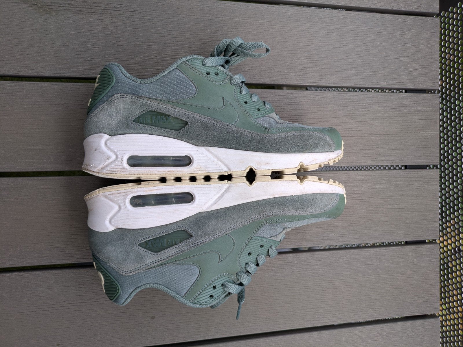 Nike Air Max sneakers maat 40 - Groen, Nike, Ophalen of Verzenden, Sneakers of Gympen, Gedragen
