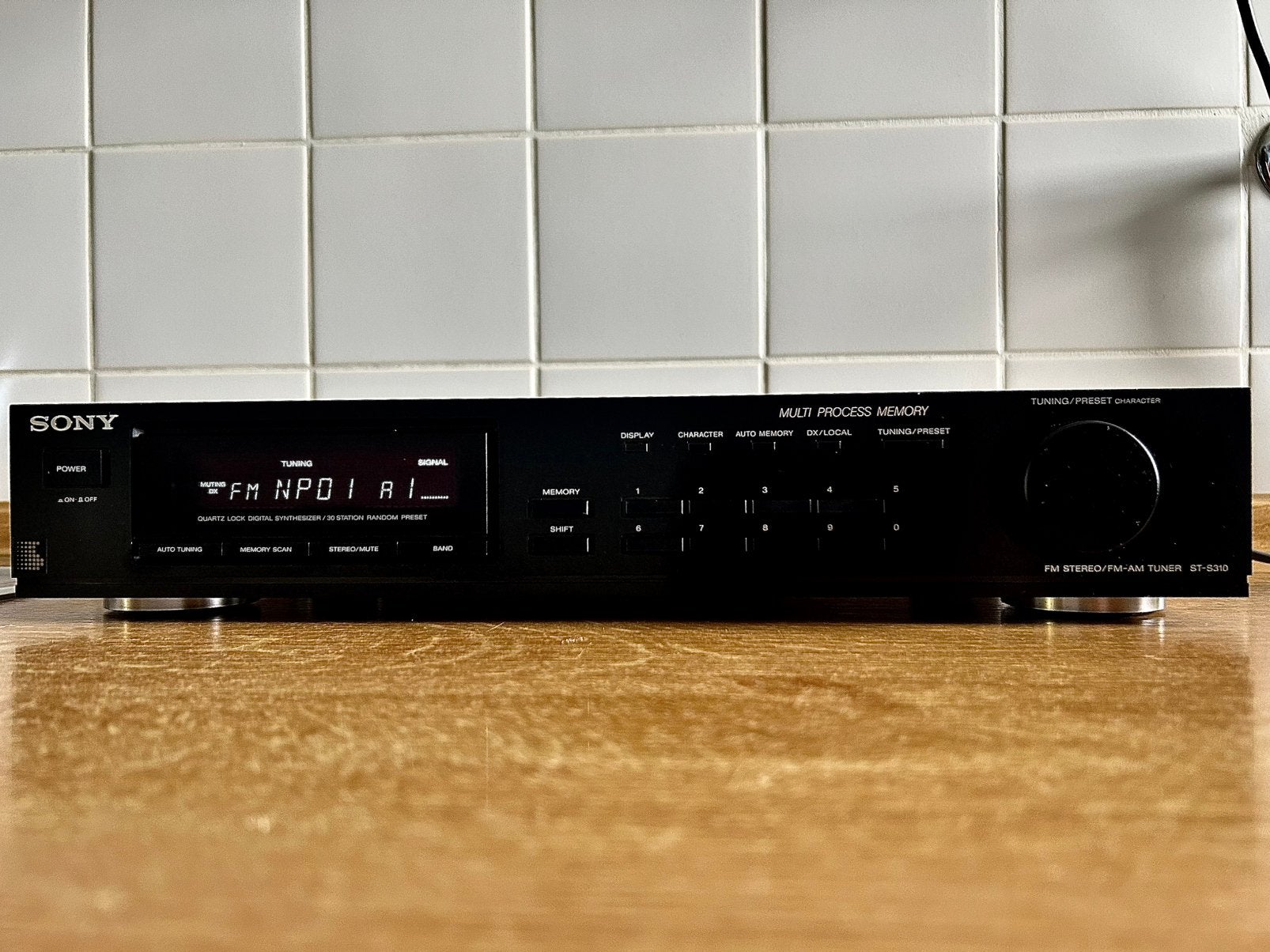 Sony ST-S310 tuner als nieuw, Ophalen of Verzenden, Zo goed als nieuw