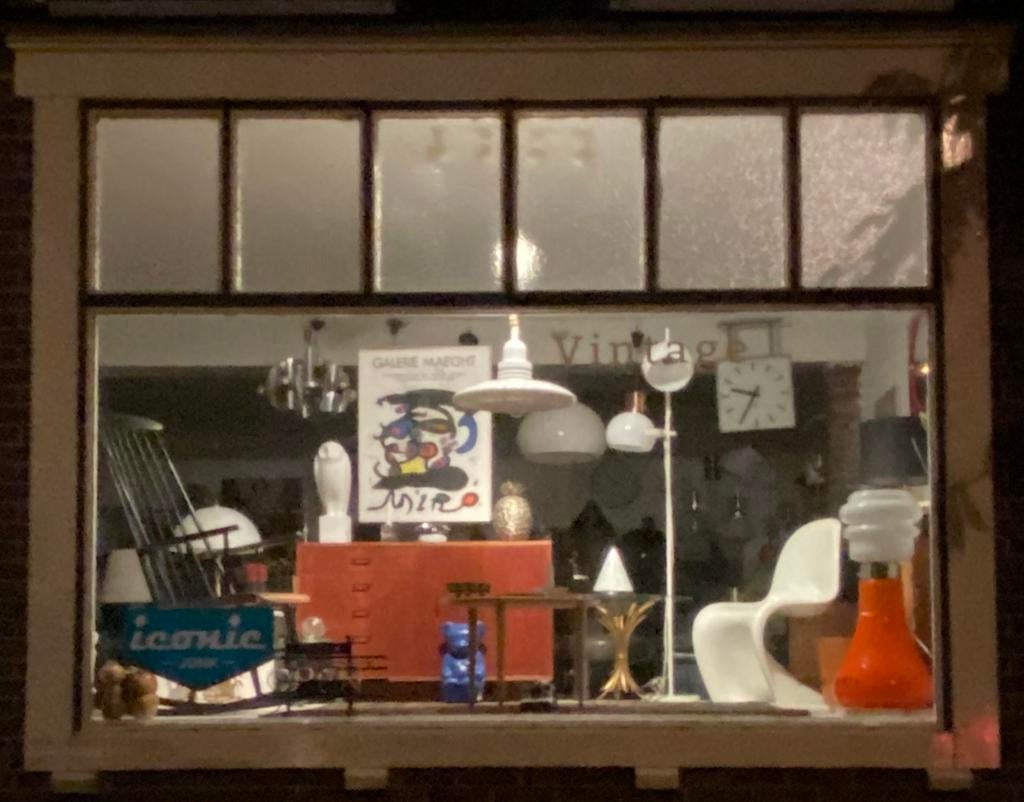 Hala Zeist wit metalen klemspot , jaren 60, Ophalen of Verzenden, Huis en Inrichting