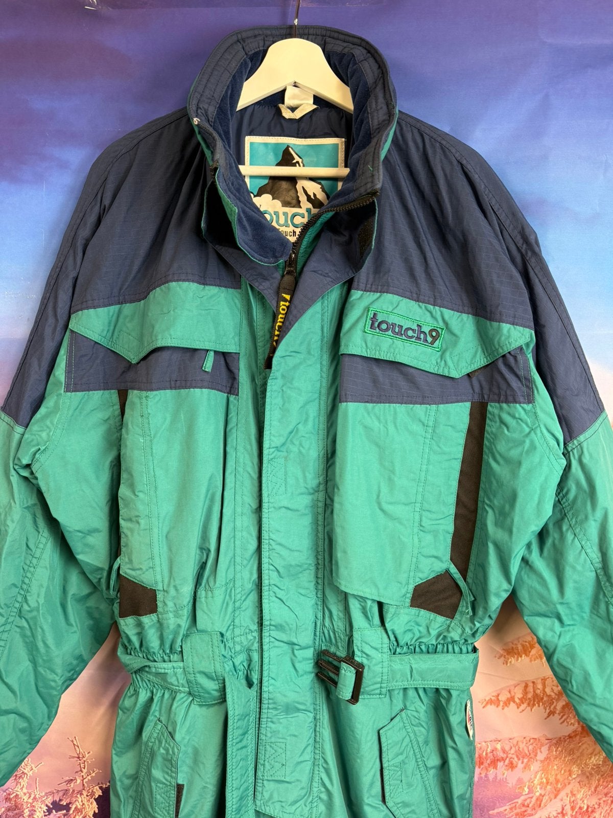 Vintage Fout Skipak van Touch 9 maat 52 / L, Kleding | Heren, Ophalen of Verzenden, Zo goed als nieuw, Maat 52/54 (L), Pak
