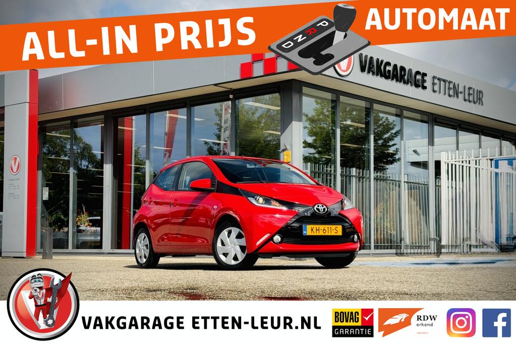 Toyota Aygo 1.0 VVT-i x-play | CAMERA | AIRCO | BLEUTOOTH, Auto's, Automaat, 12 maanden, Stof, Gebruikt