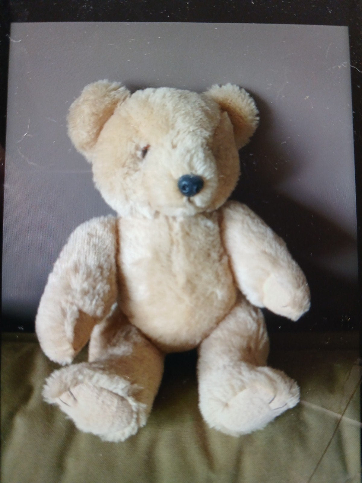 Vintage teddybeer, Kinderen en Baby's, Speelgoed | Knuffels en Pluche, Overige merken, Overige karakters, Beer, Ophalen of Verzenden