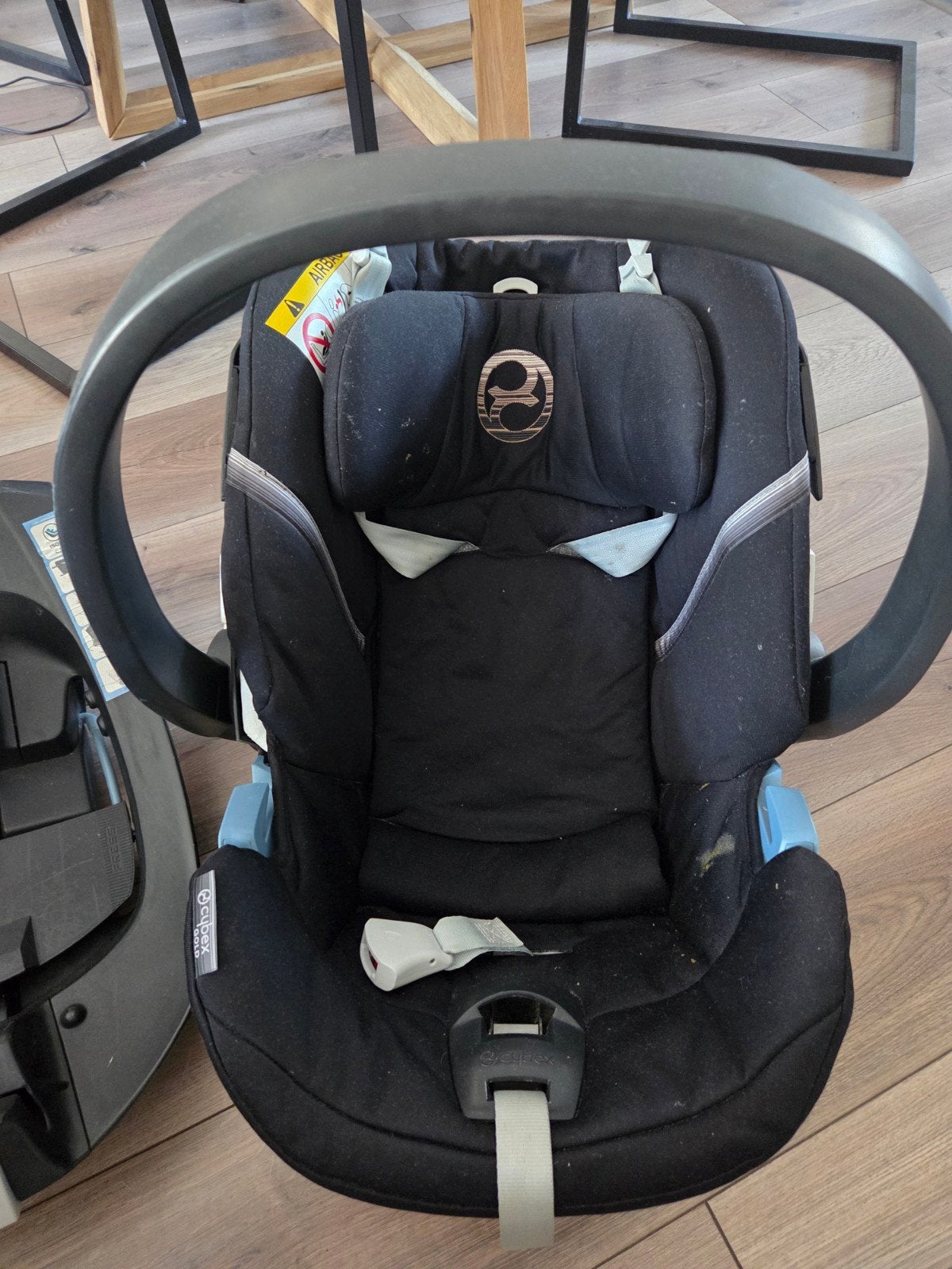 Cybex Aton 5 autostoel met Isofix base, Overige merken, Gebruikt, Isofix, 0 t/m 13 kg