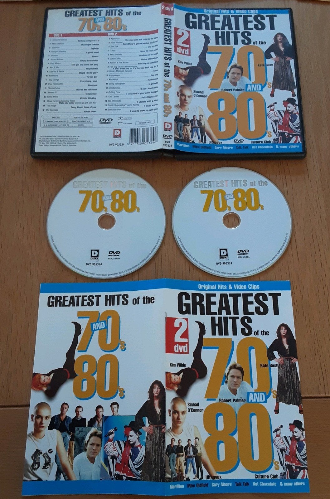 Greatest Hits of the 70s & 80s - 2 DVD Set, Gebruikt, Alle leeftijden, Ophalen of Verzenden, Muziekvideo's
