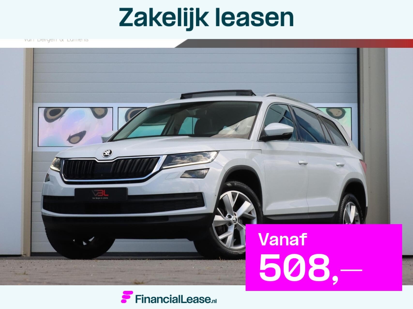 Skoda Kodiaq 1.4 TSI 150PK Style Business 7persoons | Panora, 4 cilinders, 7 stoelen, Wit, Kodiaq