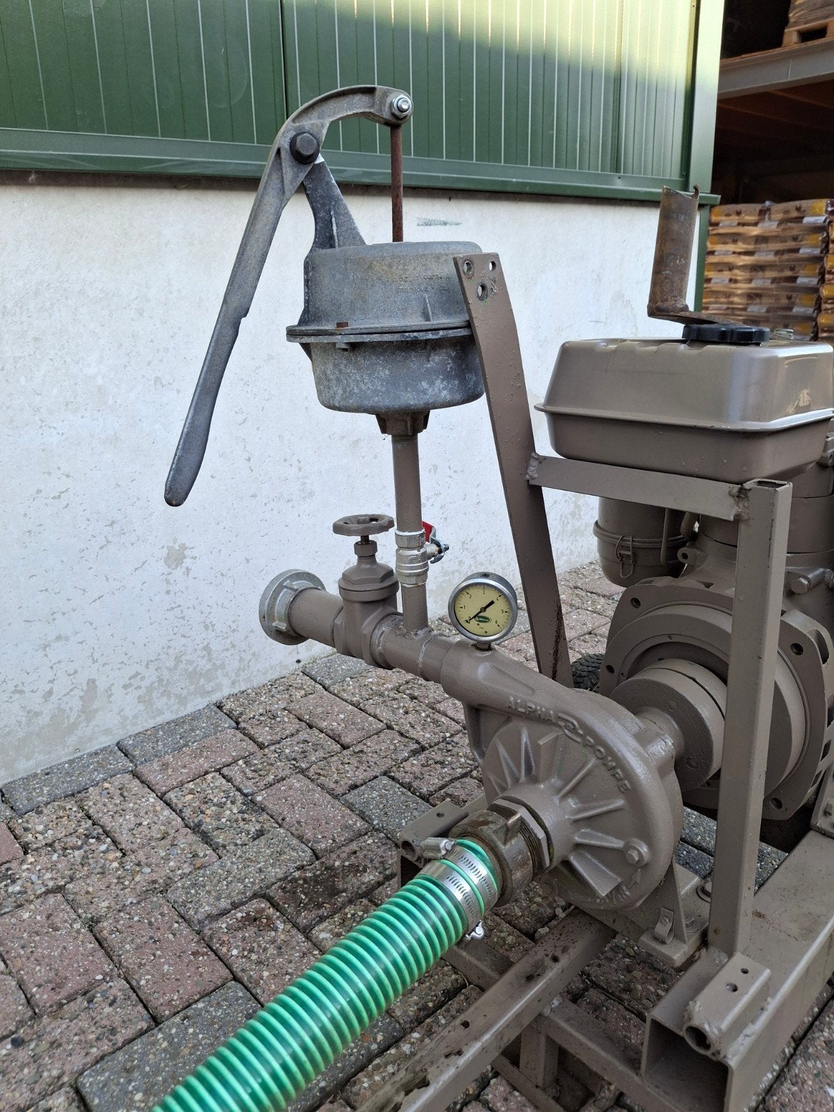 hatz waterpomp met 140 mtr 2"slang⁷, Tuin en Terras, Waterpompen, Ophalen, Beregeningspomp