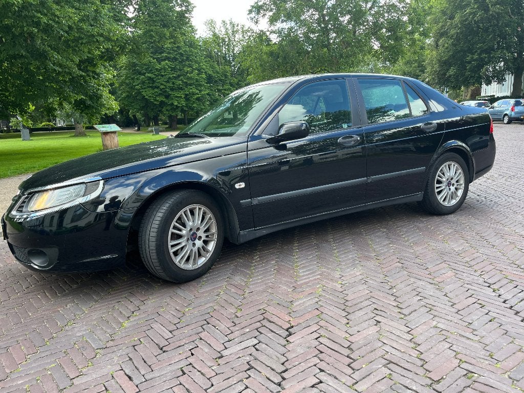 Saab 9-5 2.0 T Sport Sedan 2006 Zwart  Bio Fuel Winterpakket, Voorwielaandrijving, Stof, 1800 kg, Zwart