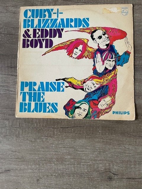 LP Cuby + Blizzards & Eddy Boyd - Praise The Blues - 1967, Cd's en Dvd's, Ophalen of Verzenden, Gebruikt, Blues, LP