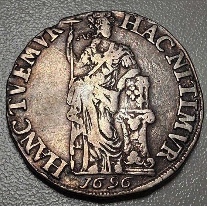 Zilveren halve 3 gulden 1696 - Provincie Friesland, Vóór koninkrijk, Zilver, Losse munt, Overige waardes