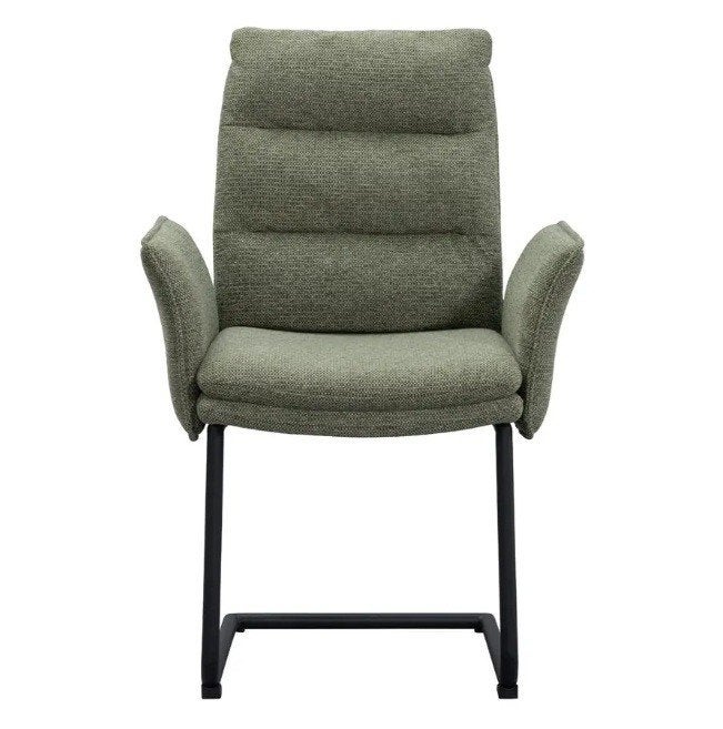 Twee nieuwe eetkamerstoelen Evi groen Leen Bakker, Ophalen, Modern design, Minder dan 75 cm, Nieuw