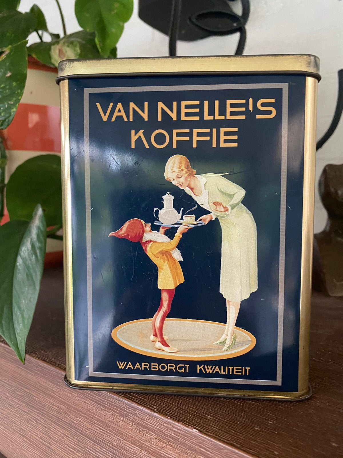 Van Nelle’s koffie bewaarblik Vintage, Ophalen of Verzenden, Zo goed als nieuw, Koffie, Van Nelle