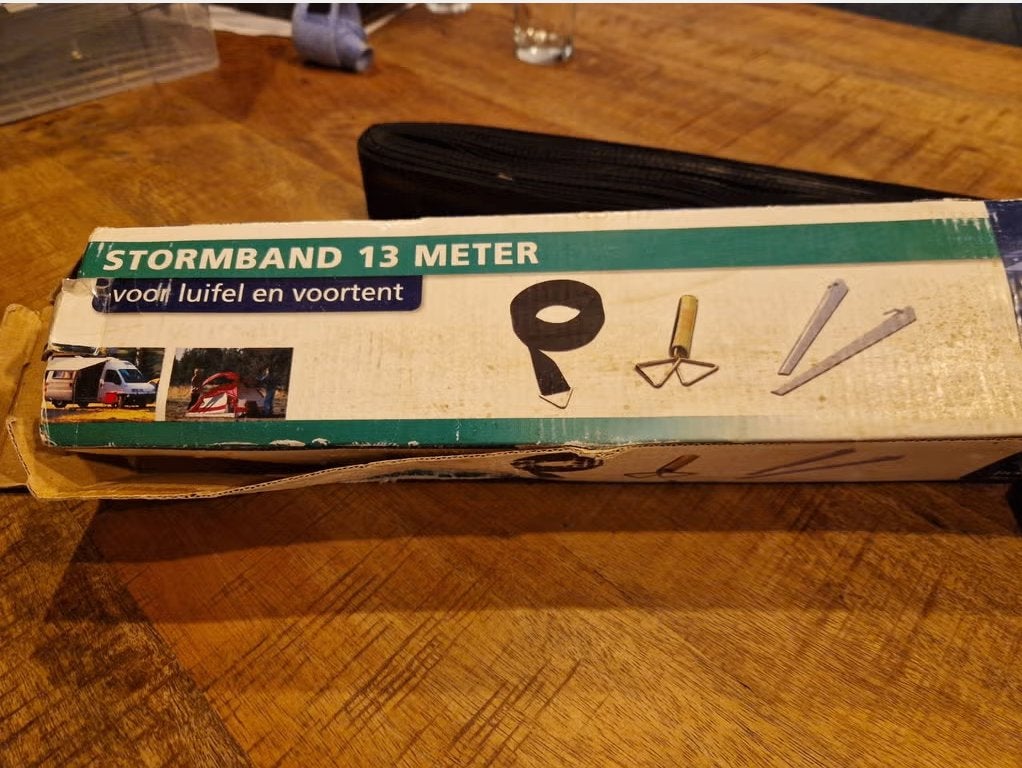 Stormband 13 meter, zonder spanveer, Ophalen of Verzenden, Gebruikt
