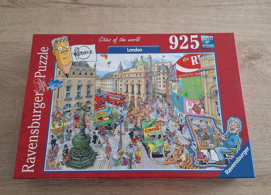 Ravensburger Puzzle 925 stukjes Londen Piccadilly Circus, Hobby en Vrije tijd, Denksport en Puzzels, Ophalen of Verzenden, 500 t/m 1500 stukjes