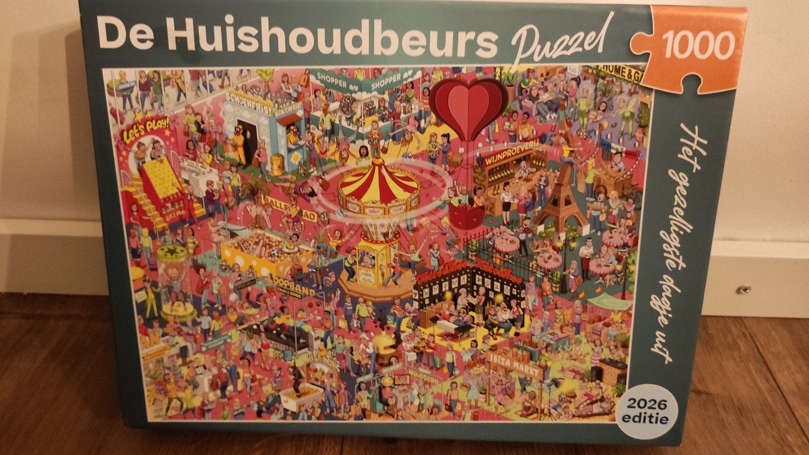 de huishoudbeurs puzzel 1000 stukjes, Ophalen, 500 t/m 1500 stukjes, Zo goed als nieuw