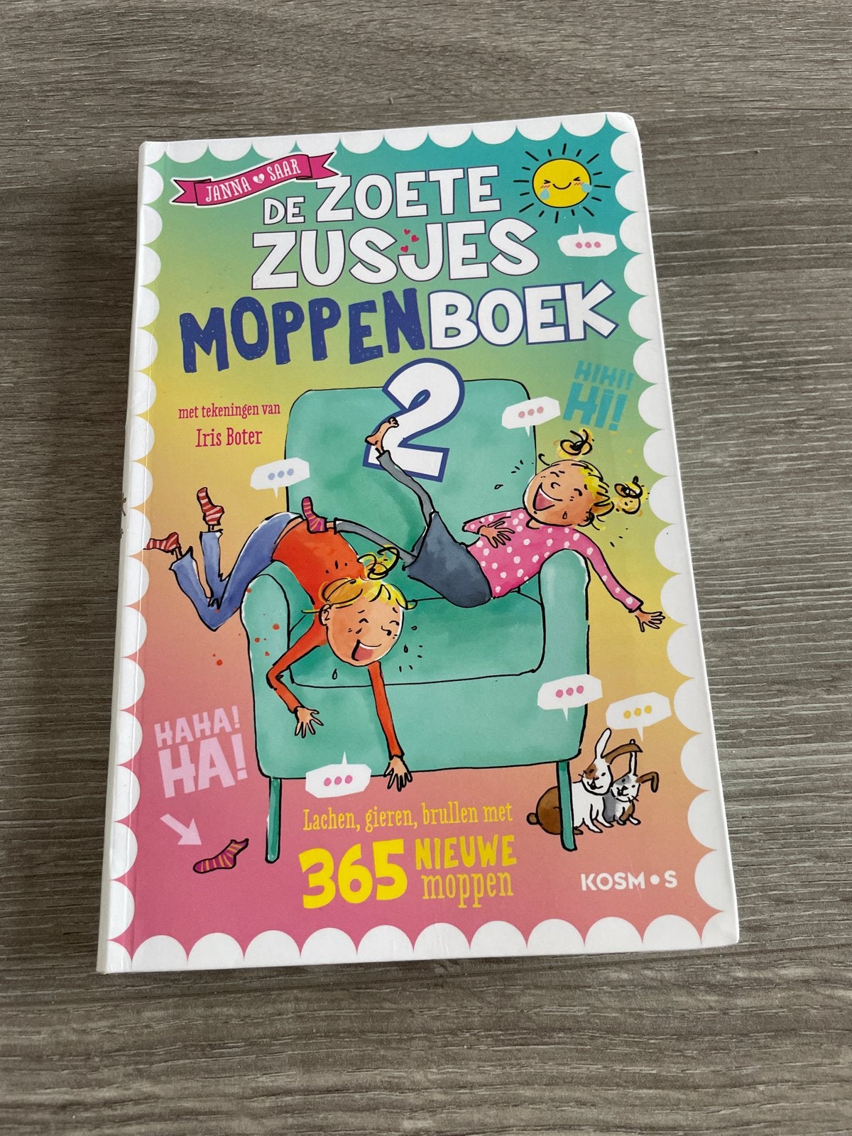 De Zoete Zusjes Moppenboek 2 - Lachen, gieren, brullen, Ophalen of Verzenden, Zo goed als nieuw, Fictie algemeen