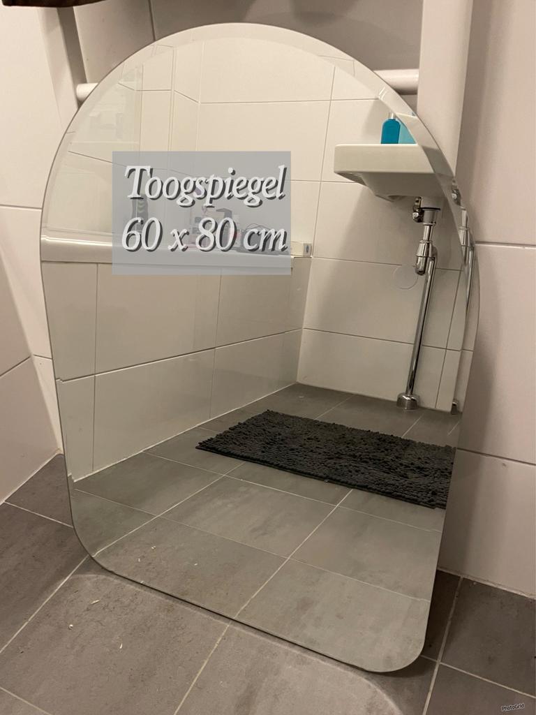Toogspiegel 60x80cm in perfecte staat, Huis en Inrichting, Woonaccessoires | Spiegels, Ophalen, Minder dan 50 cm, Zo goed als nieuw