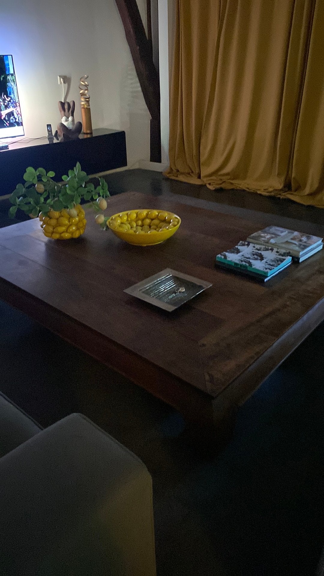 Salontafel groot 1.85 x 1.47, Huis en Inrichting, Tafels | Salontafels, Ophalen, Gebruikt, 100 tot 150 cm, 150 tot 200 cm