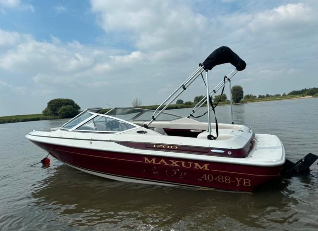 Maxum 1700 met trailer., Ophalen, Overige merken, Gebruikt, Binnenboordmotor