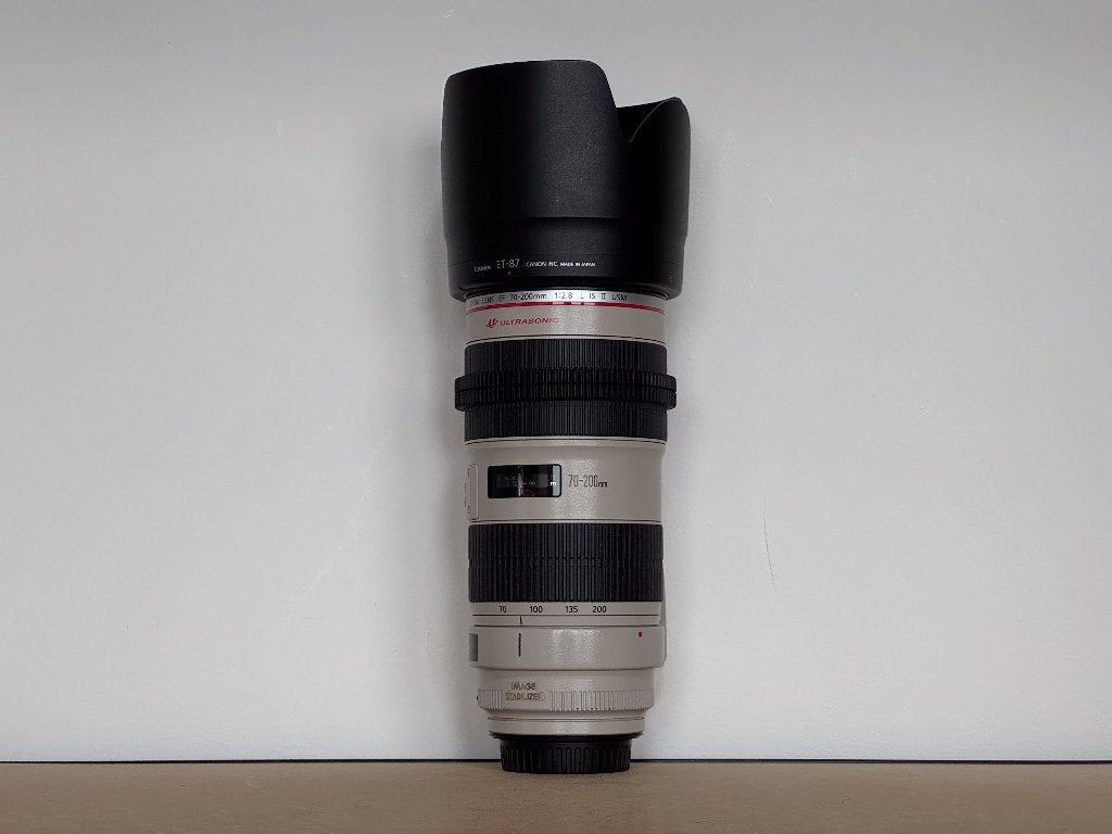 Canon EF 70-200 mm f/2.8 L IS II USM, Zonnekap, Canon, Zo goed als nieuw, 200 mm