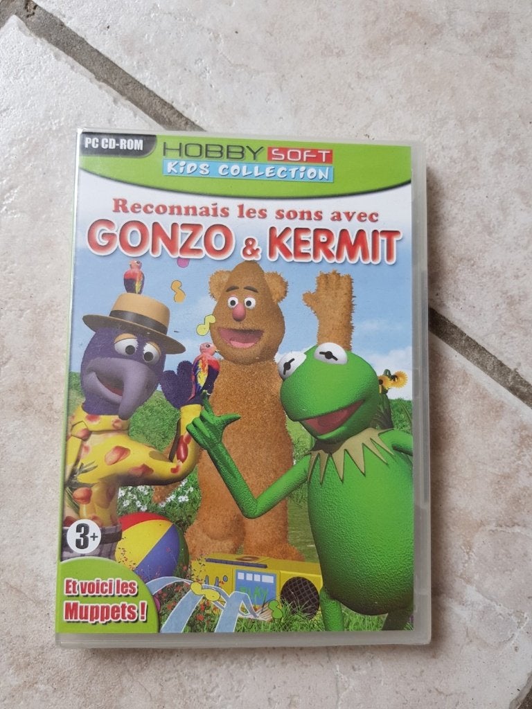 Reconnais les sons avec Gonzo & Kermit (Muppets) – Frans, Puzzel en Educatief, 1 speler, Nieuw, Ophalen of Verzenden