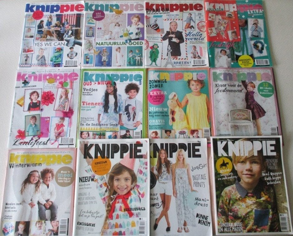 Knippie,kinderkleding,Baby,zelfmaakmode,2012,2013,2014,2016, Verzenden, Zo goed als nieuw, Kind, Knippie