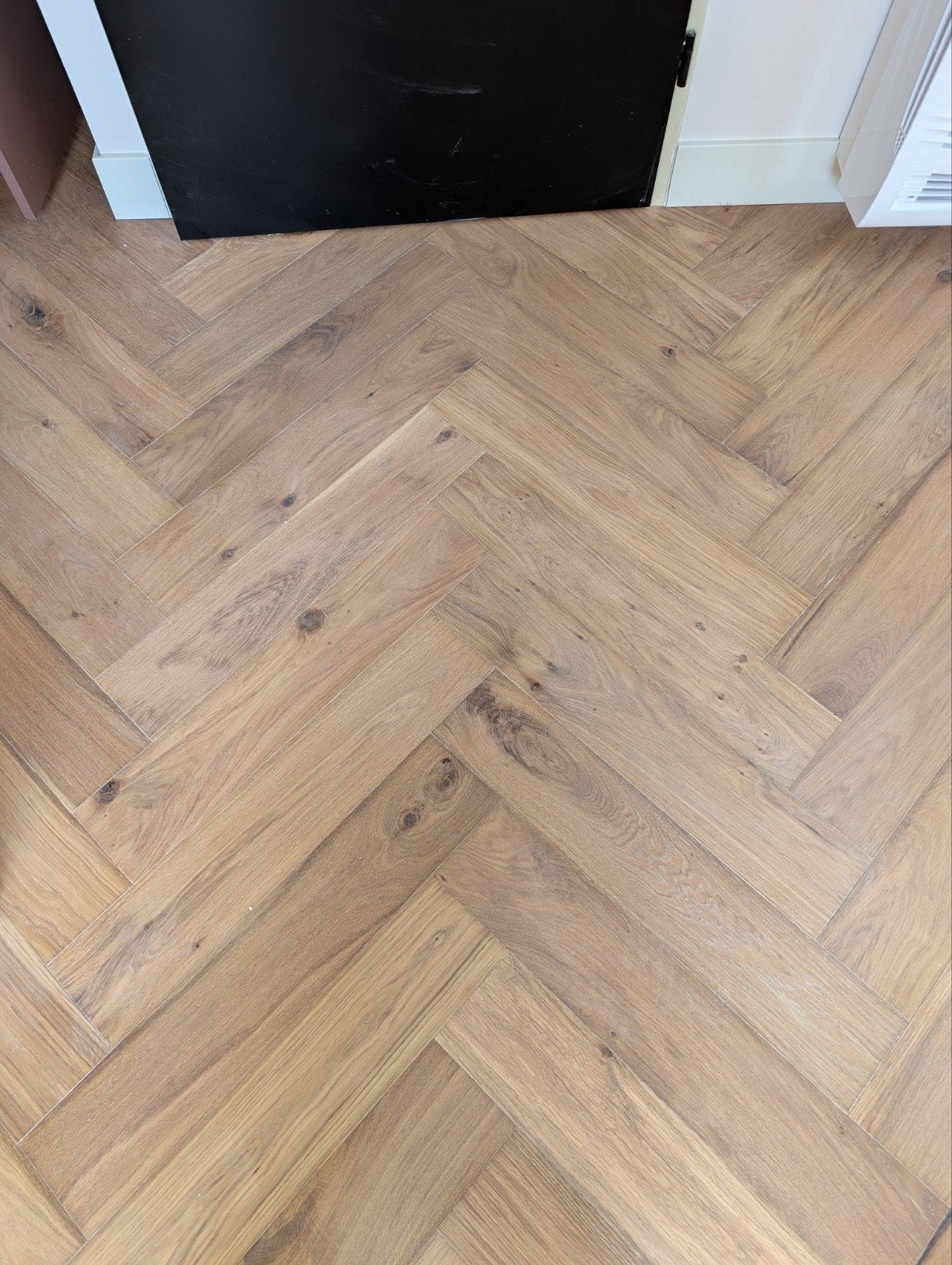 Visgraat vloer - 11 pakken en reststukken (ca. 14 m²), 50 tot 150 cm, Nieuw, Ophalen of Verzenden, 10 m² of meer