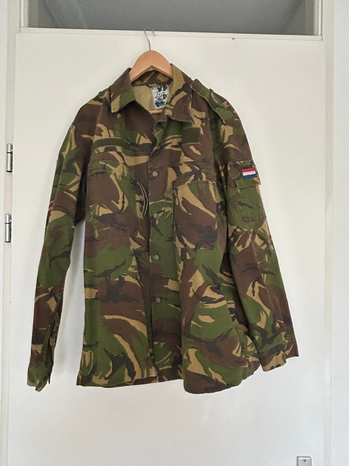 NL leger zomerjas maat 8000/0510, Ophalen of Verzenden, Landmacht, Nederland, Kleding of Schoenen