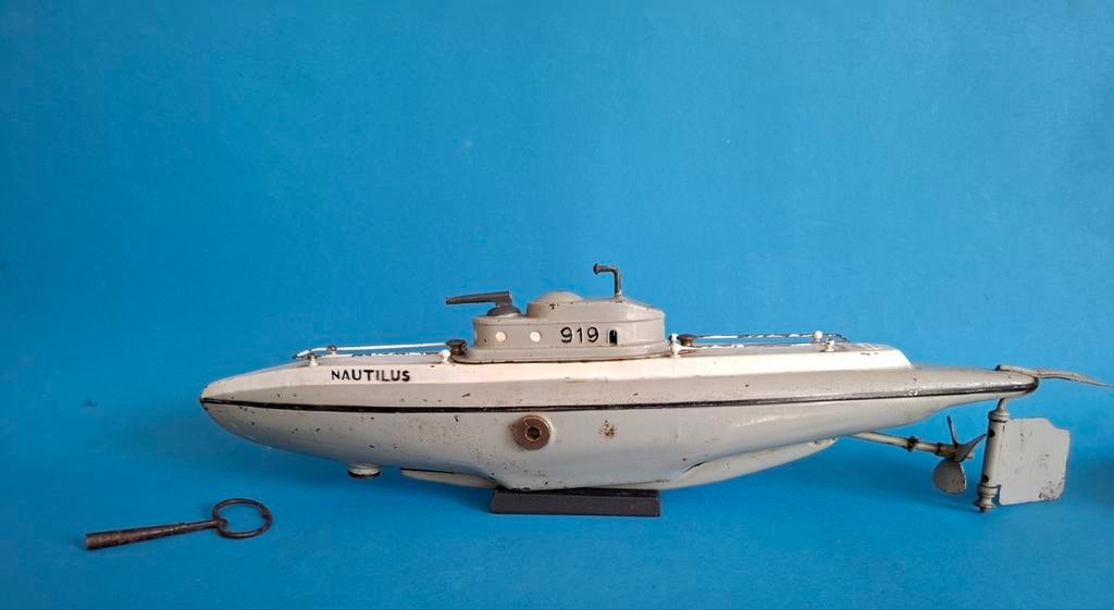 JEP Frankrijk blikken onderzeeboot Nautilus 919, Ophalen of Verzenden