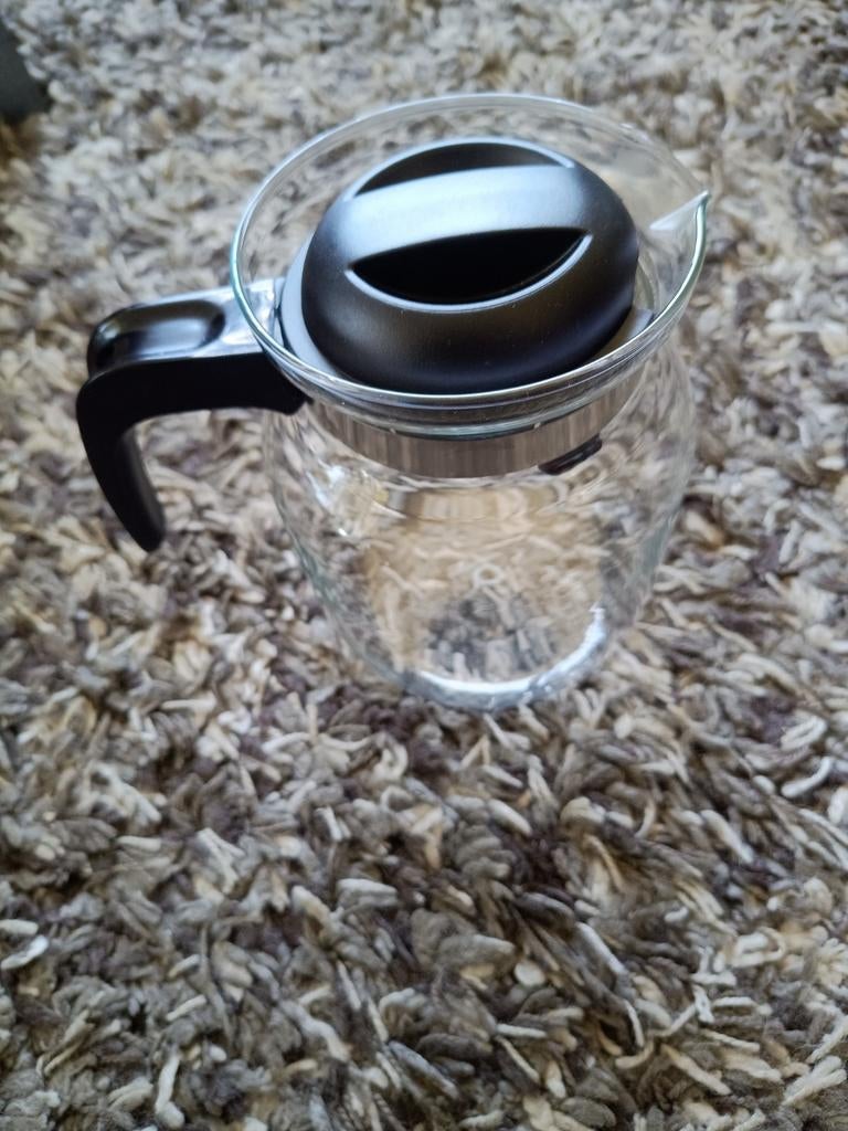 Bredemeyer glazen Theepot zgan, Ophalen, Zo goed als nieuw, Glas