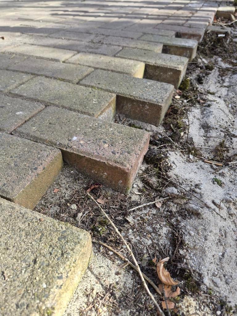 Gebruikte klinkers voor tuin of oprit, Ophalen, Gebruikt, Klinkers, 10 m² of meer