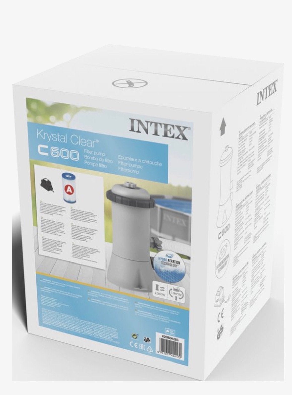 Intex Krystal Clear C600 filterpomp zwembaden tot 10000, Ophalen, Nieuw, Zwembadpomp