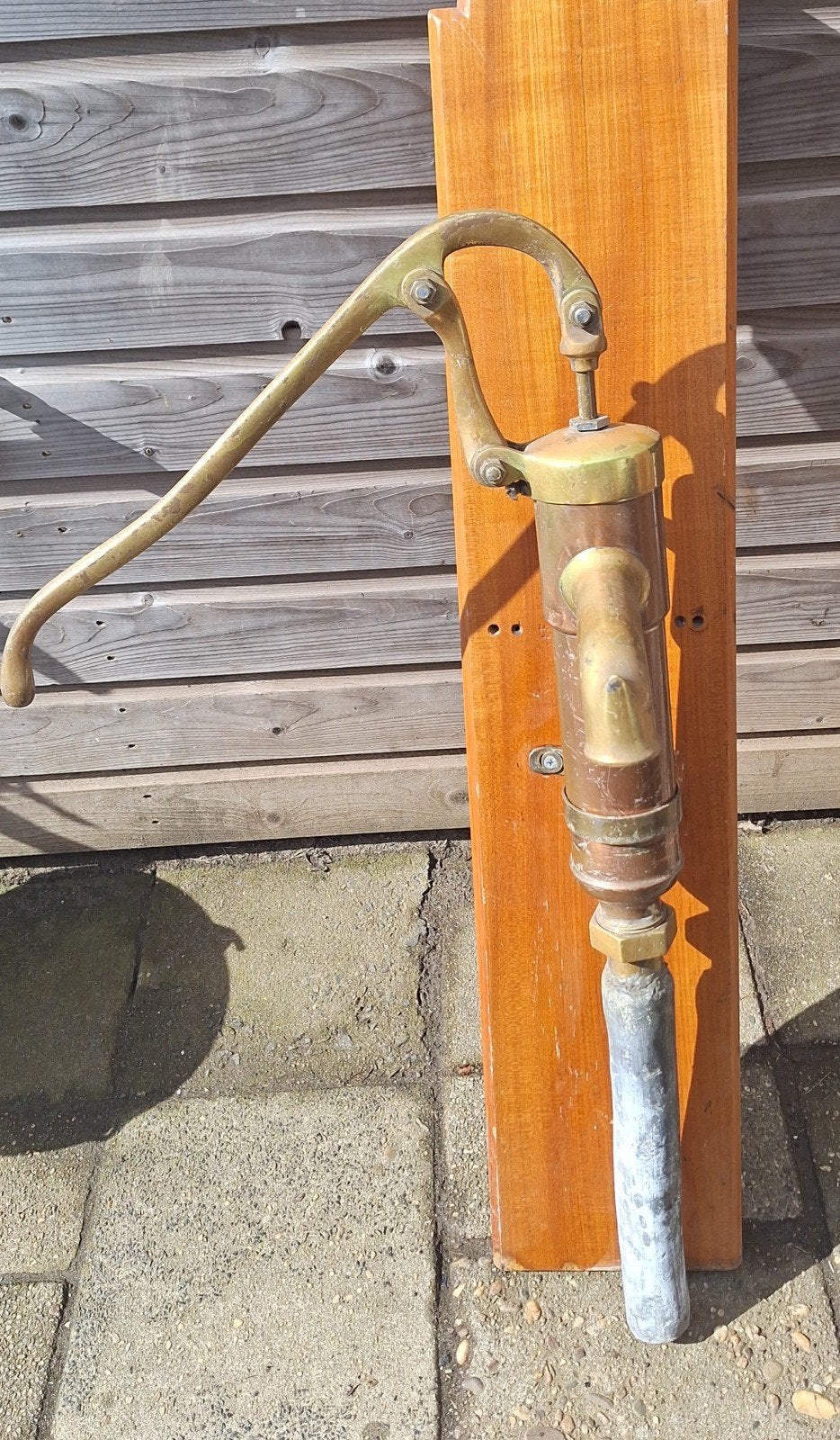 koperen waterpomp, Tuin en Terras, Waterpompen, Ophalen, Gebruikt, Handmatig, Overige typen
