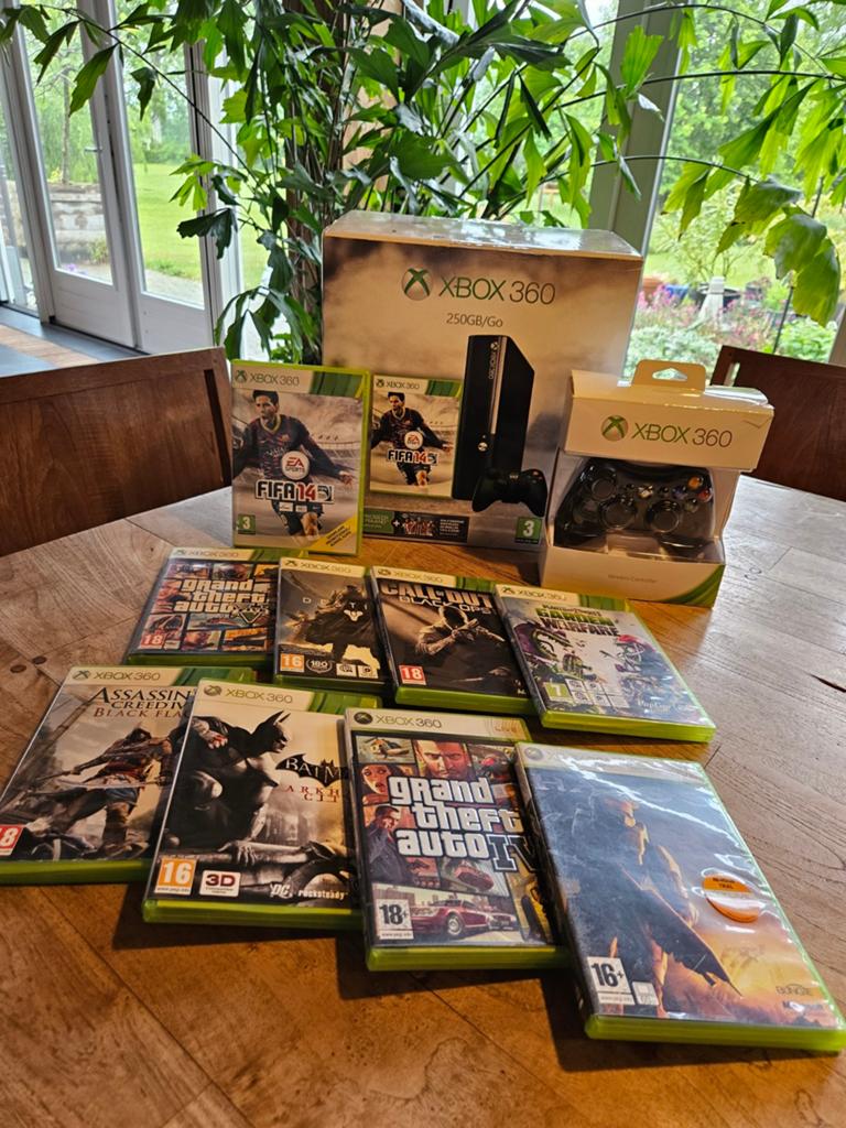 Set XBOX360 9 games spellen + extra controller xbox 360, Gebruikt, Overige genres, Ophalen of Verzenden, 3 spelers of meer