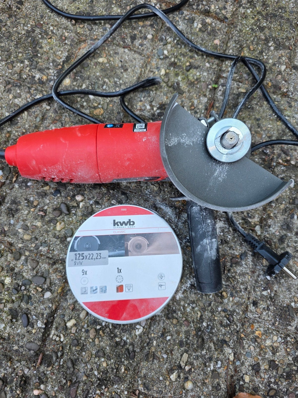 Einhell Haakse Slijpmachine TE-AG 125/750, Ophalen of Verzenden, Minder dan 700 watt, Werkbankslijpmachine