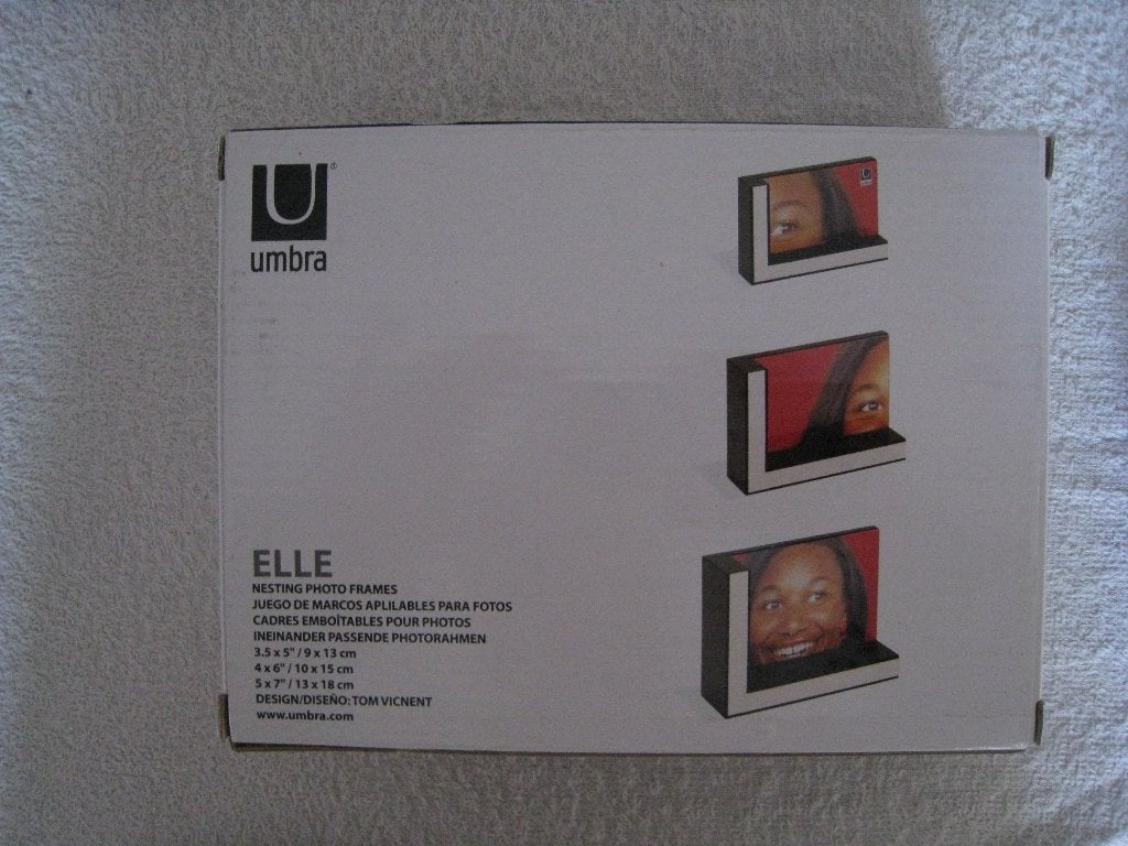Umbra set van 3 fotolijsten, serie "Elle", Audio, Tv en Foto, Fotografie | Fotolijsten, Ophalen of Verzenden, Nieuw, Met glas