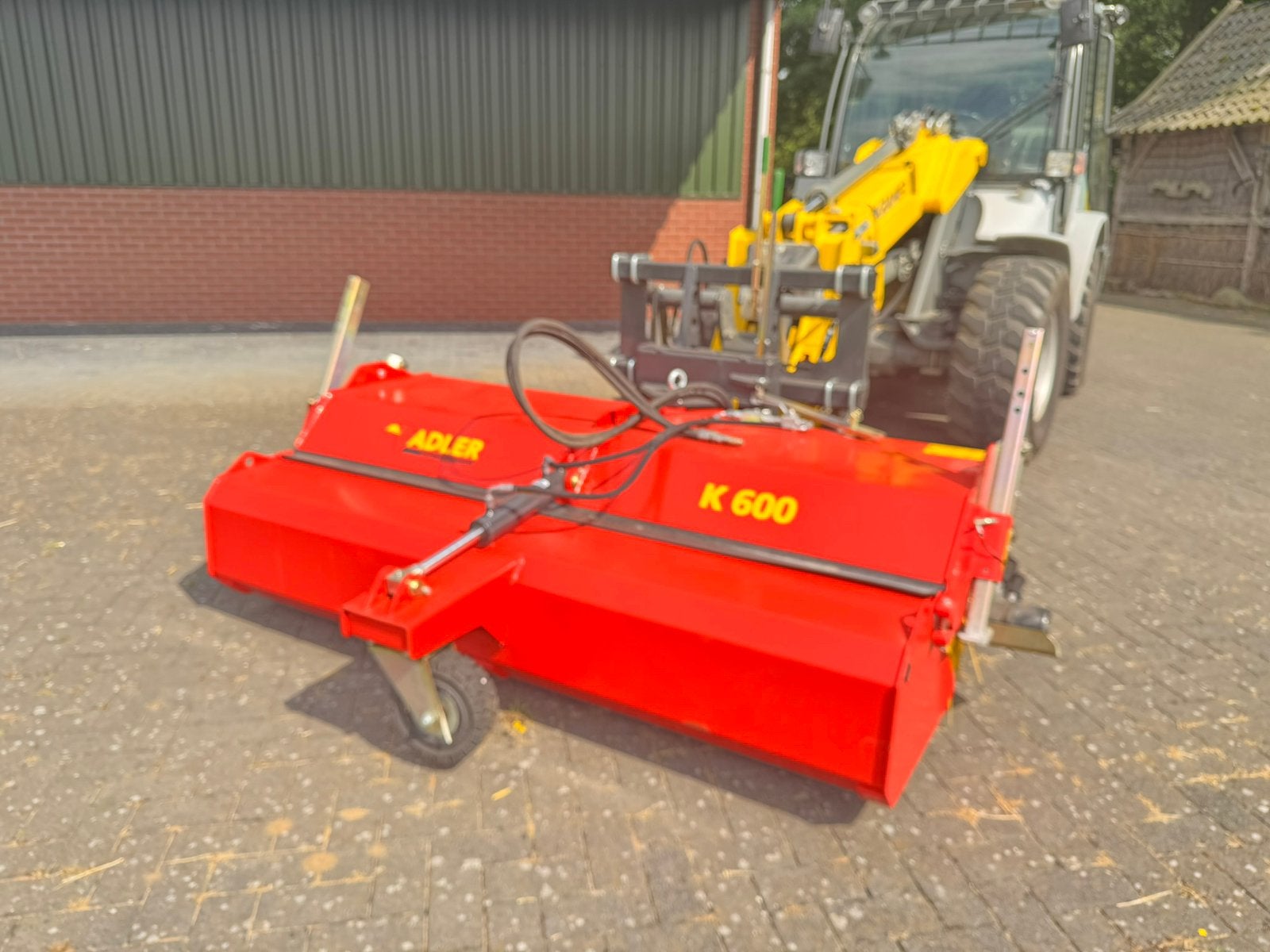 Adler K 600 veegmachine Bezem kramer shovel, Ophalen, Akkerbouw, Weidebouw