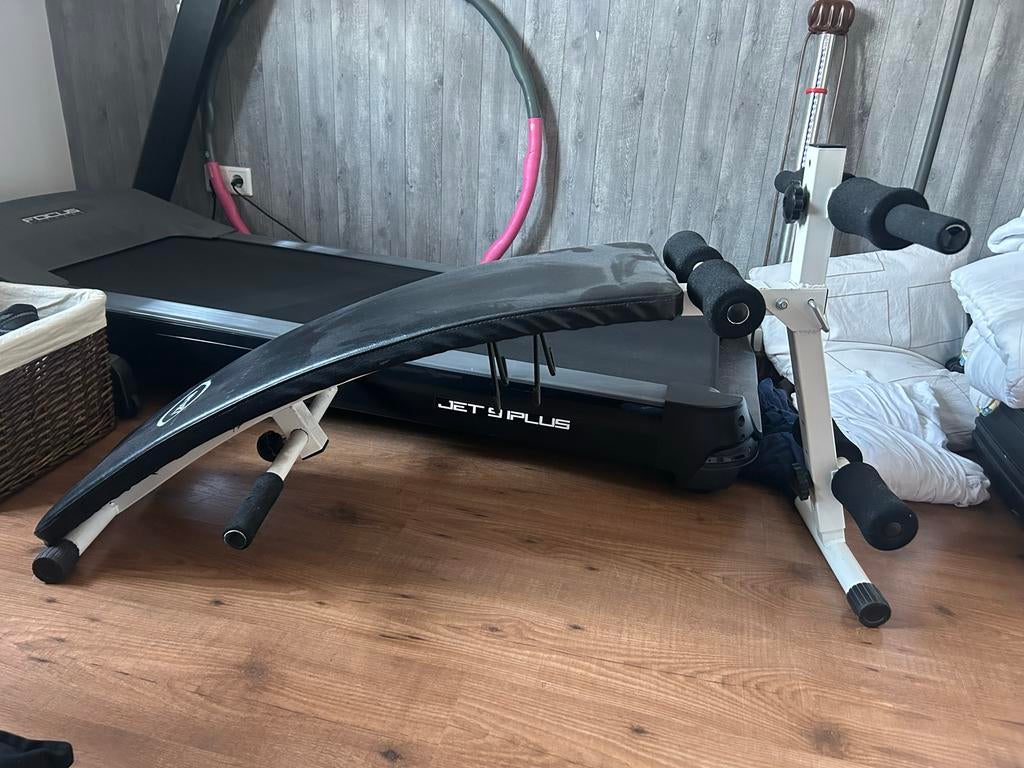 Buikspierbankje / Sportbankje voor thuisfitness, Sport en Fitness, Fitnessmaterialen, Ophalen, Gebruikt, Buik, Fitnessbank