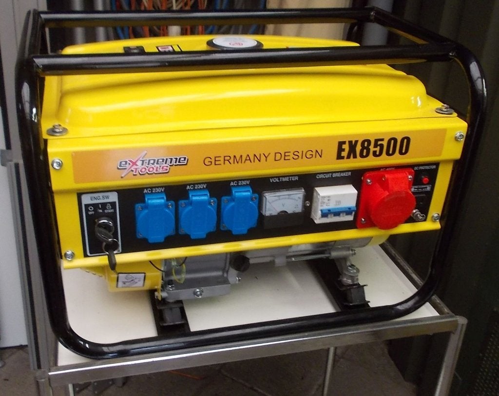 Aggregaat Generator Gele Extreme tools Designe EX 8500 400V, Ophalen, Zo goed als nieuw