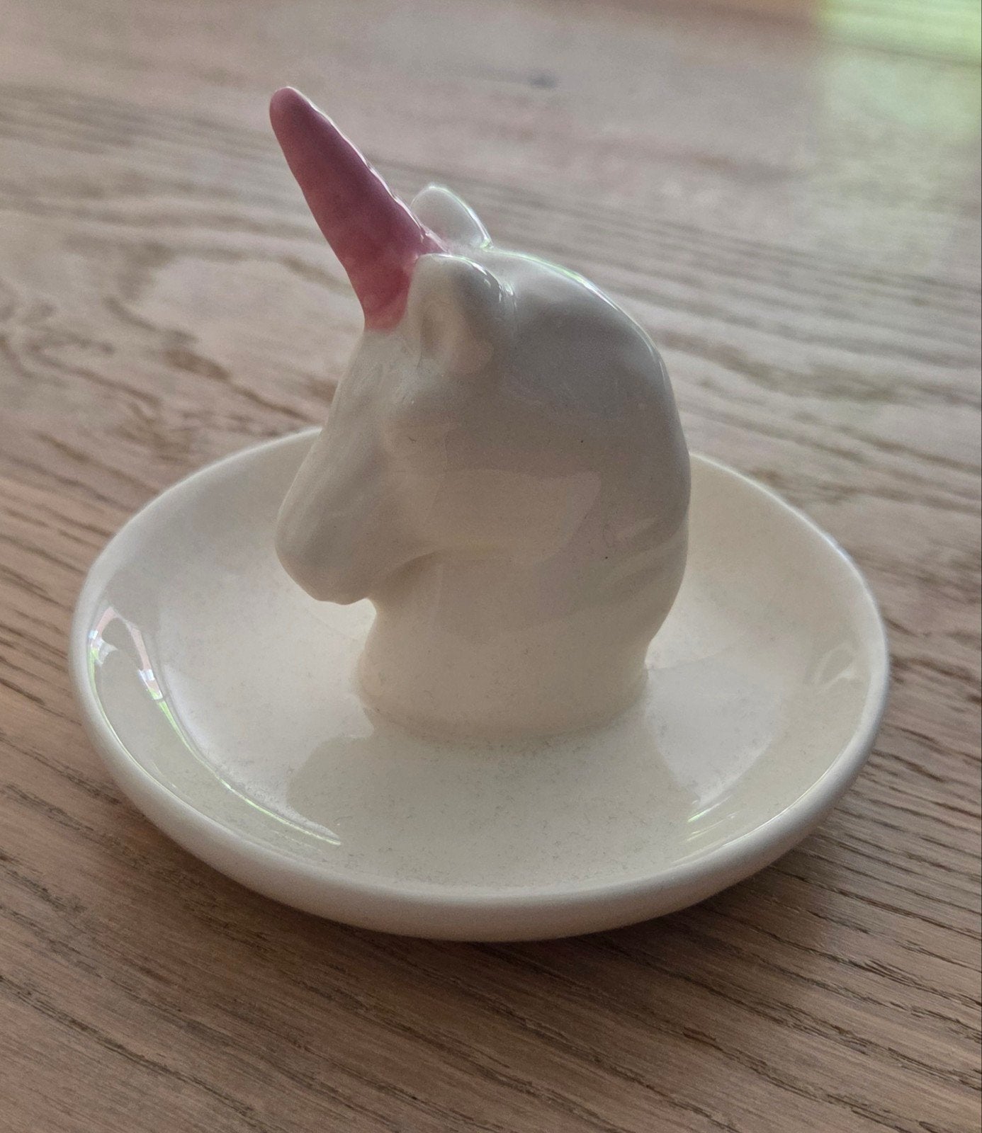 Sieraden ringen bakje unicorn, Sieraden, Tassen en Uiterlijk, Kindersieraden, Ophalen of Verzenden, Overige kleuren, Overige typen