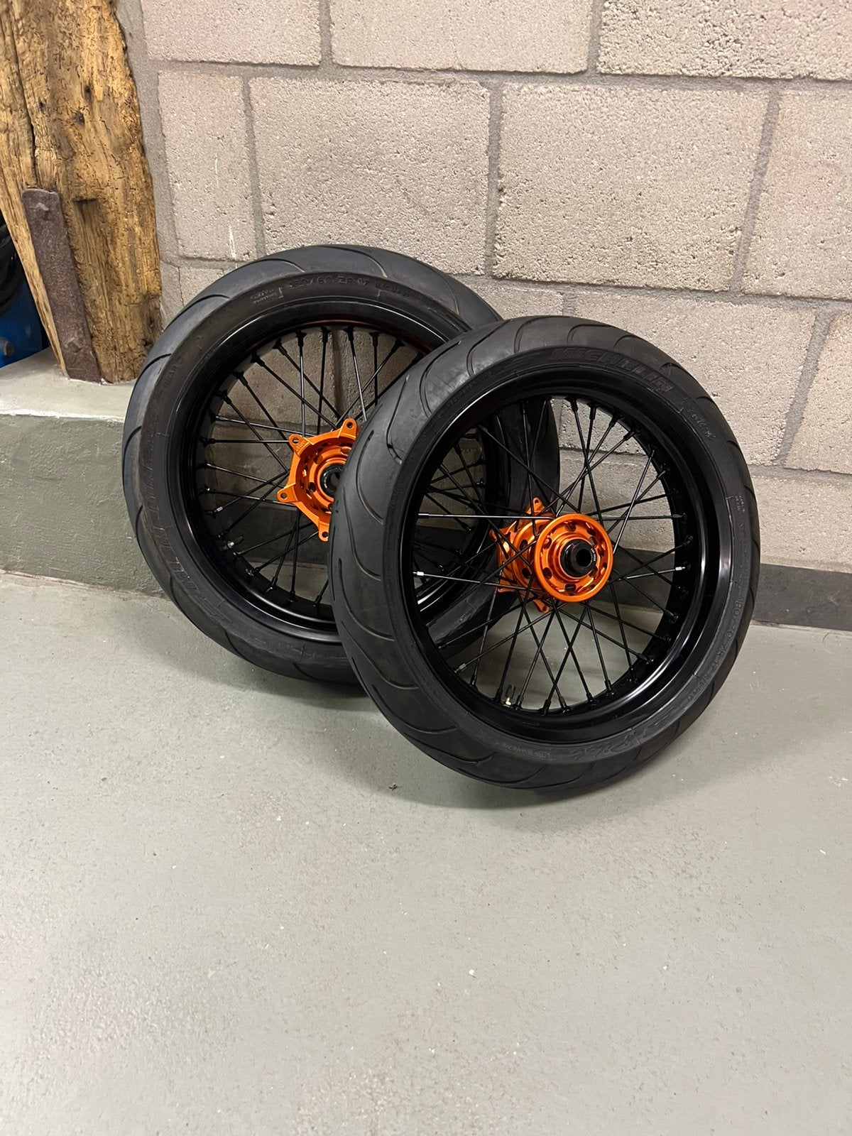 KTM EXC/GasGas/Husqvarna  Supermoto Wielen Compleet, Ophalen of Verzenden, Gereviseerd