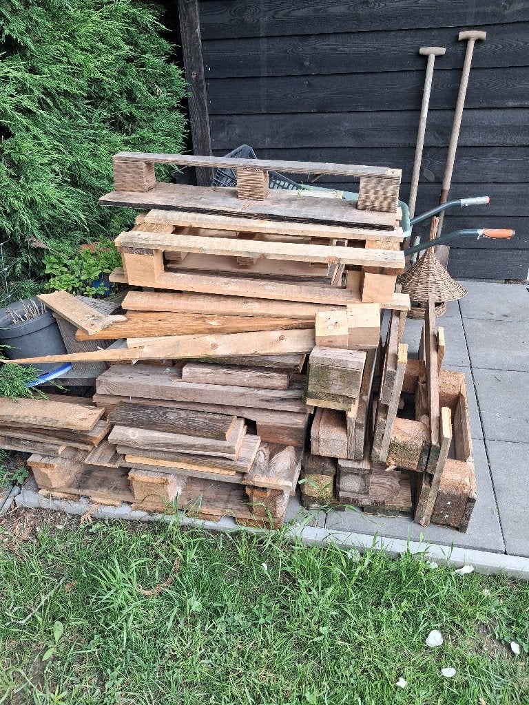 brandhout pallets, Ophalen, Gebruikt, 50 mm of meer, Pallet