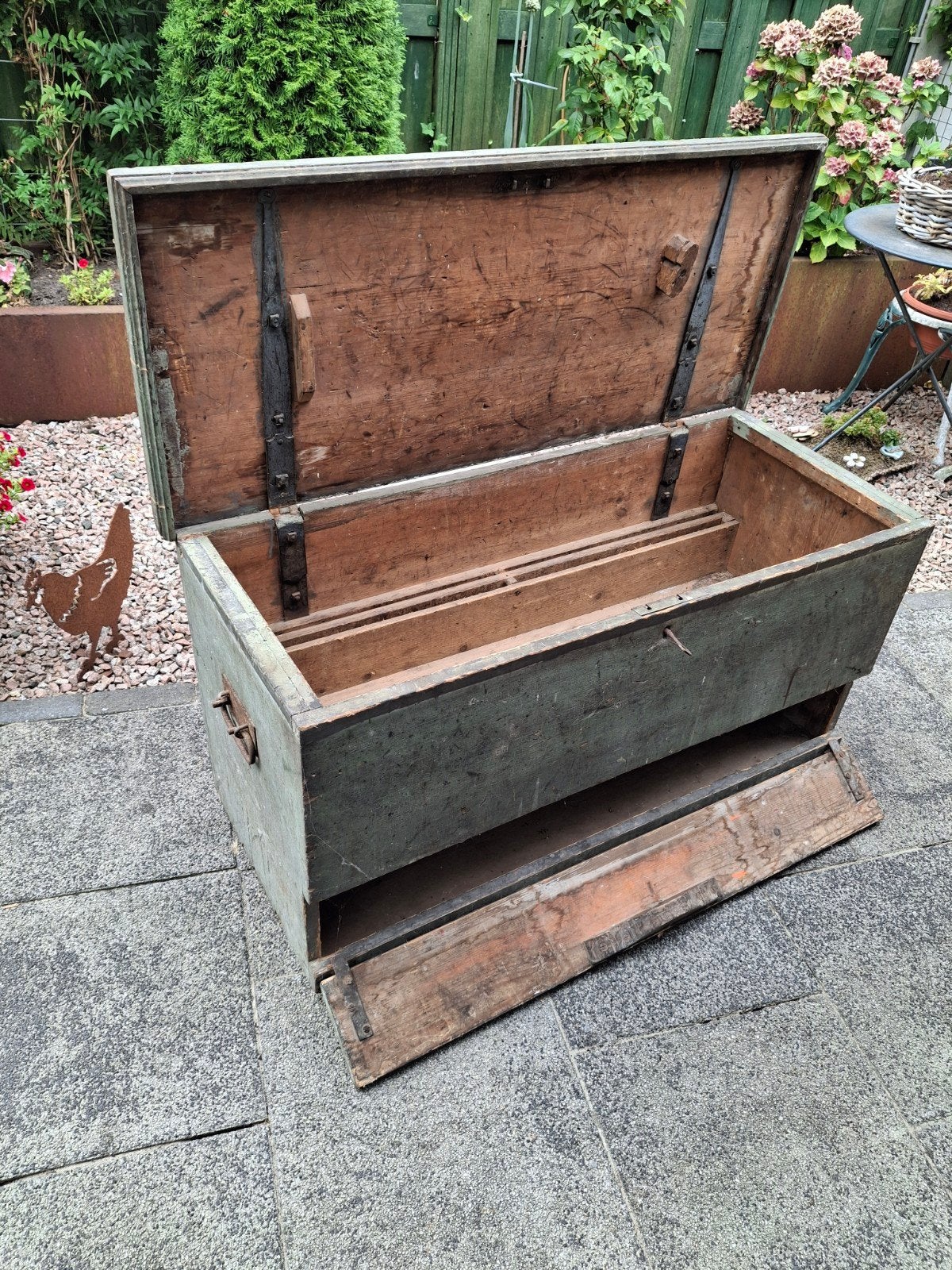 OUDE HOUTEN TIMMERKIST  !!!, Ophalen, Gebruikt, Minder dan 50 cm