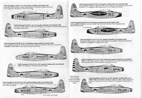 Gezocht, F-84G Thunderjet decals 1:32 Dutch Profile Document, Overige merken, Ophalen of Verzenden, Zo goed als nieuw, Groter dan 1:72
