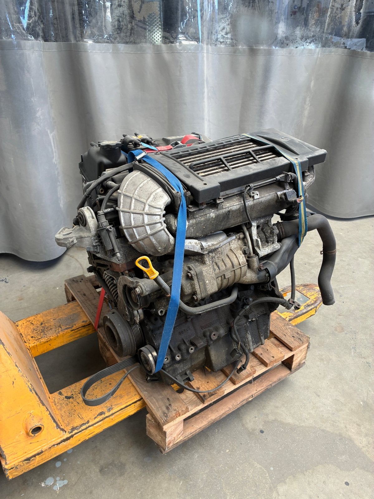 Mini Cooper S R53 W11B16A Motorblok + Extra Delen, Ophalen, Gebruikt, Mini