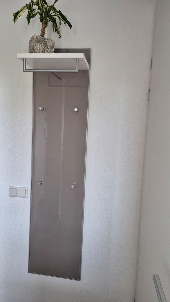 wand kapstok / garderobe paneel zgan, 150 tot 200 cm, Ophalen, Wandkapstok, Glas