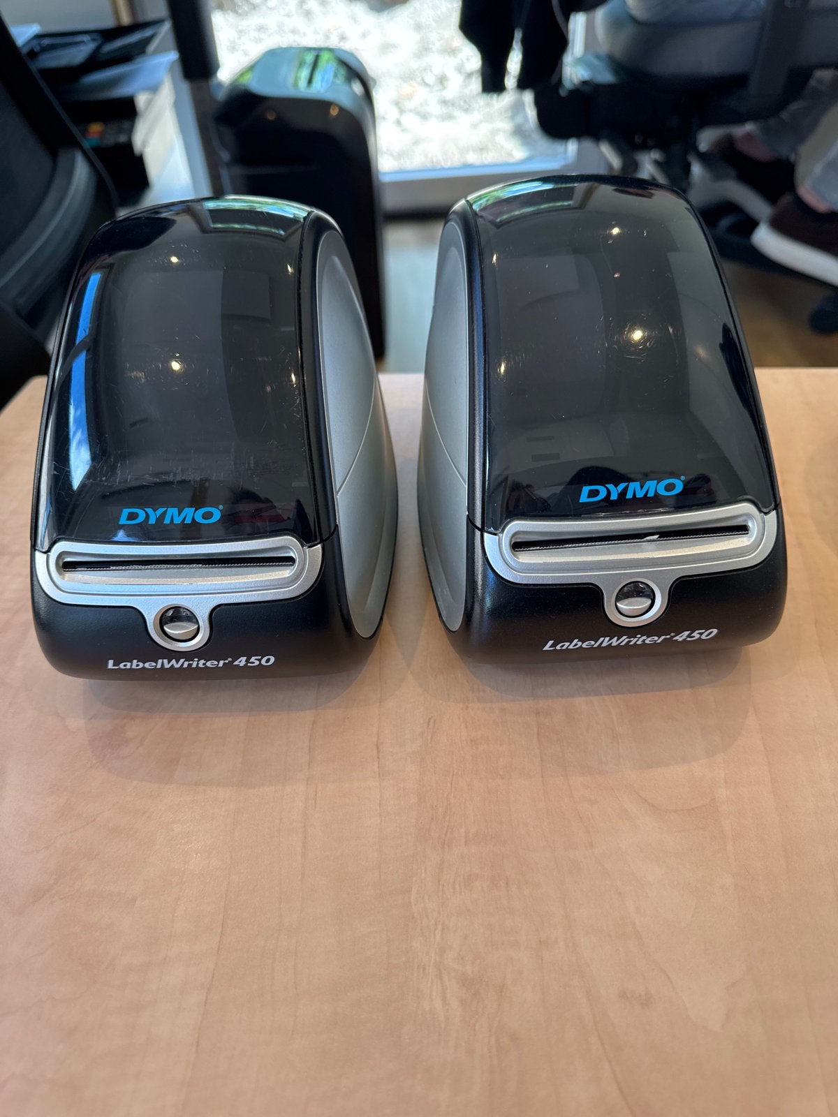 Dymo LabelWriter 450 Labelprinter (2 stuks), Computers en Software, Labelprinters, Ophalen of Verzenden, Gebruikt, Etiket