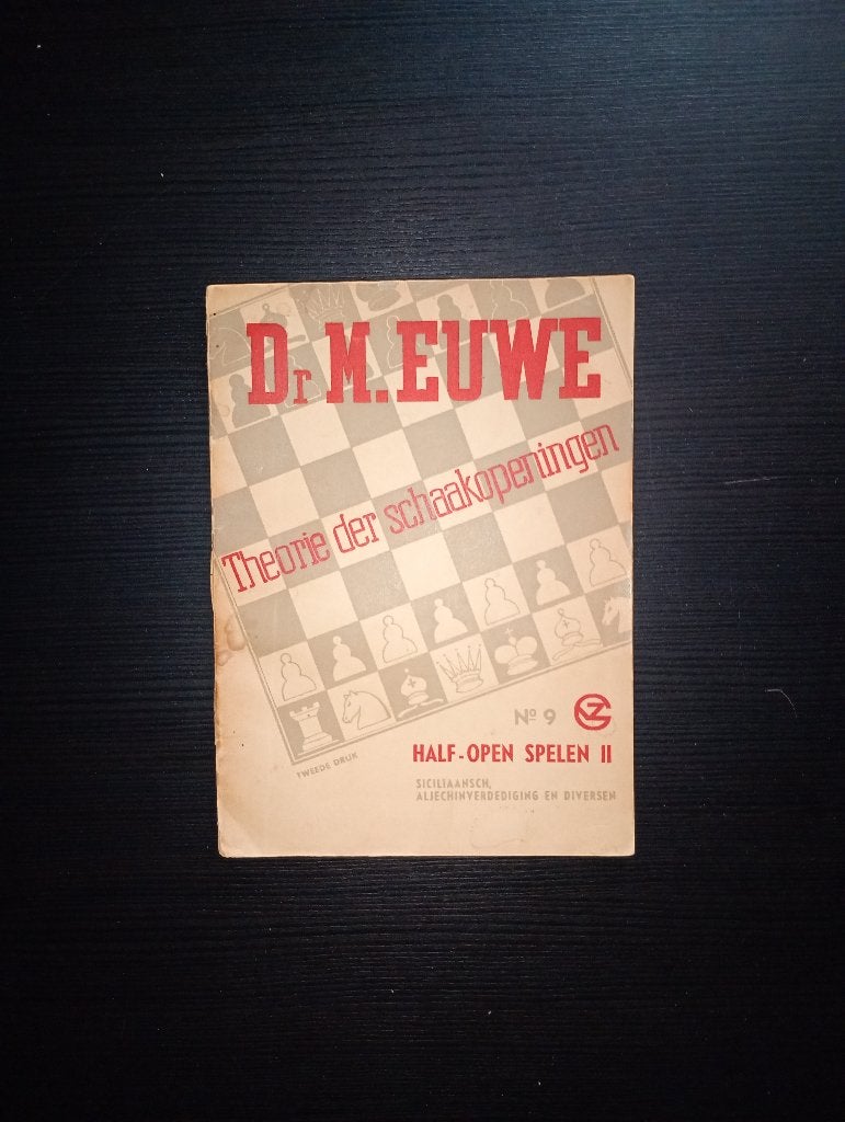Theorie der schaak openingen 9 grijs, Ophalen of Verzenden, Minder dan 500 stukjes, Zo goed als nieuw, Schaken