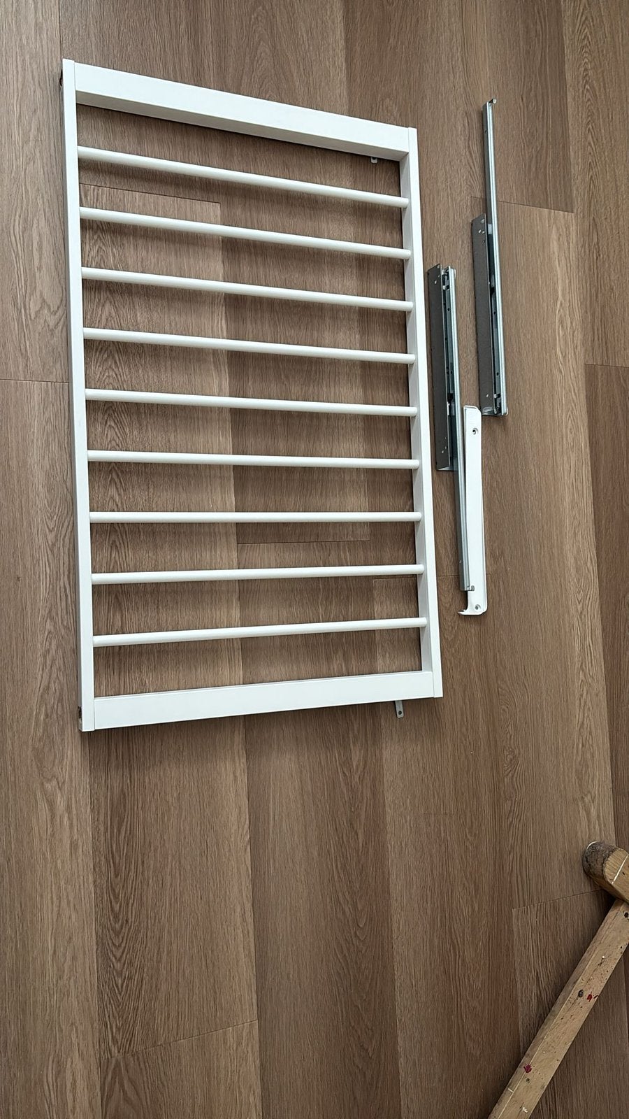 Ikea KOMPLEMENT Uittrekbare broekhanger, wit, 100x58 cm, Ophalen, Nieuw, 50 tot 100 cm, Minder dan 100 cm
